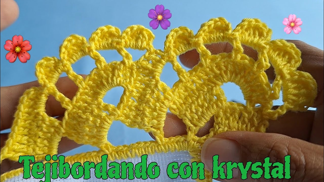 Mire esta preciosa puntilla #156 te enseño como hacerla