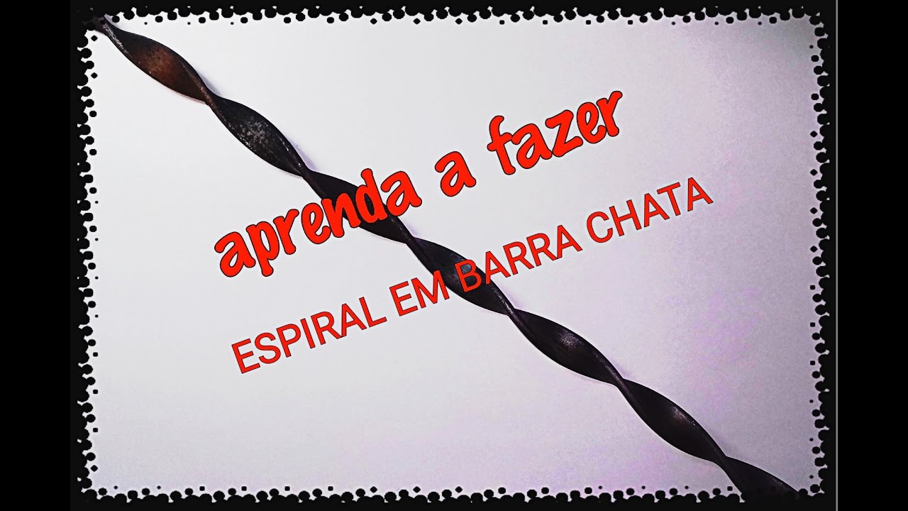 Espiral Em Barra Chata Aprenda Fazer