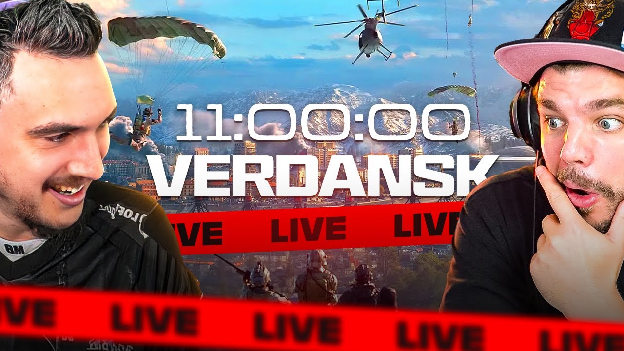 11H de LIVE sur VERDANSK ⚠️ (Avec  @FRSkyRRoZ  )