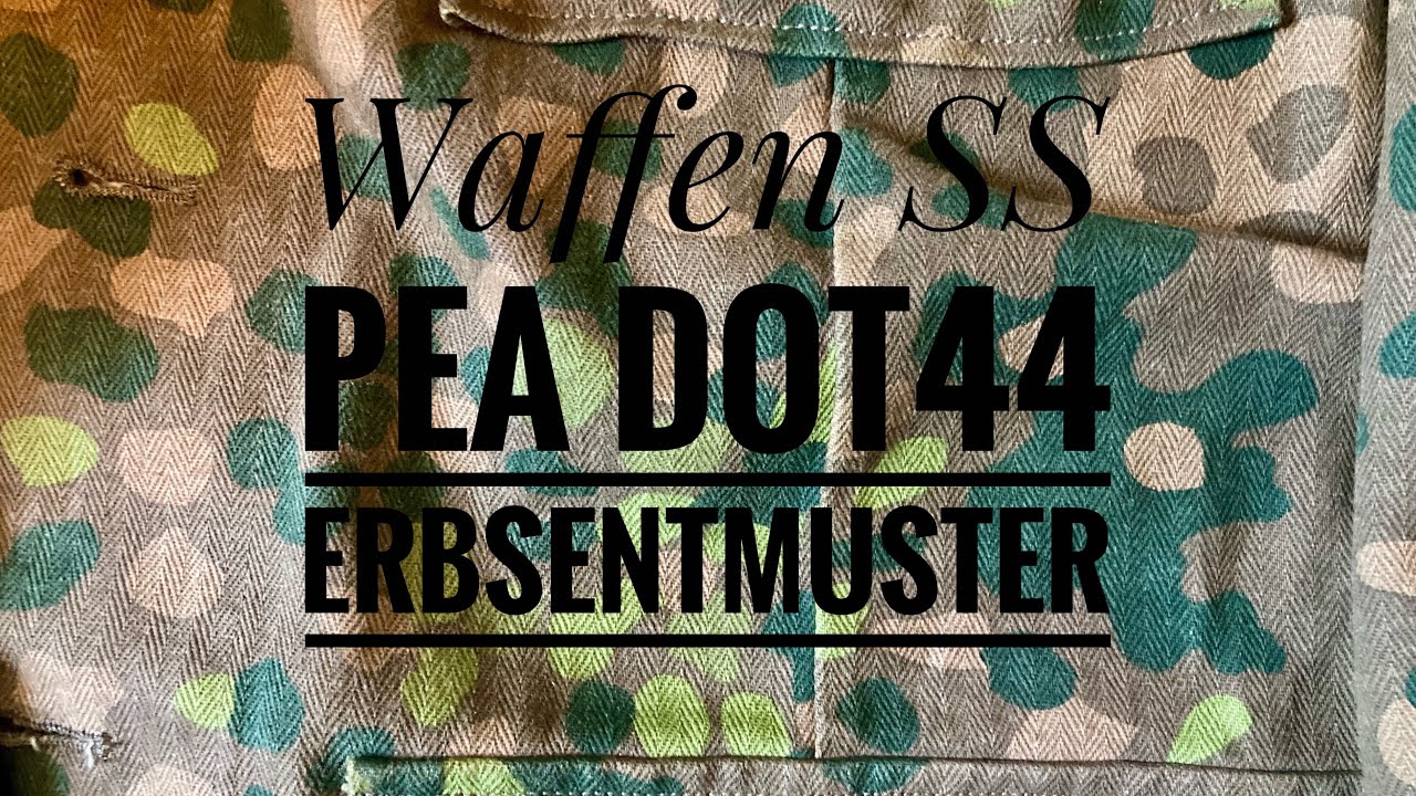 WW2 waffen SS pea dot44 camo test 