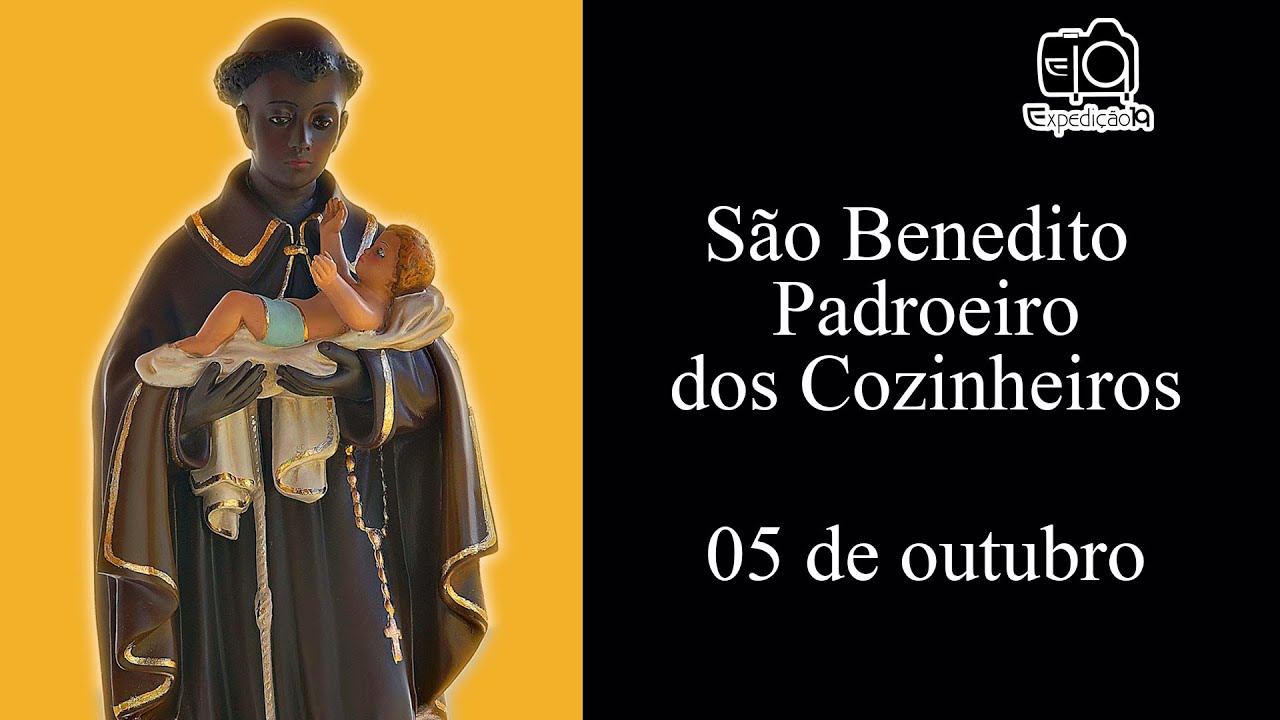 Hist&oacute;ria da vida de S&atilde;o Benedito (1524 - 1589) - Padroeiro dos Cozinheiros