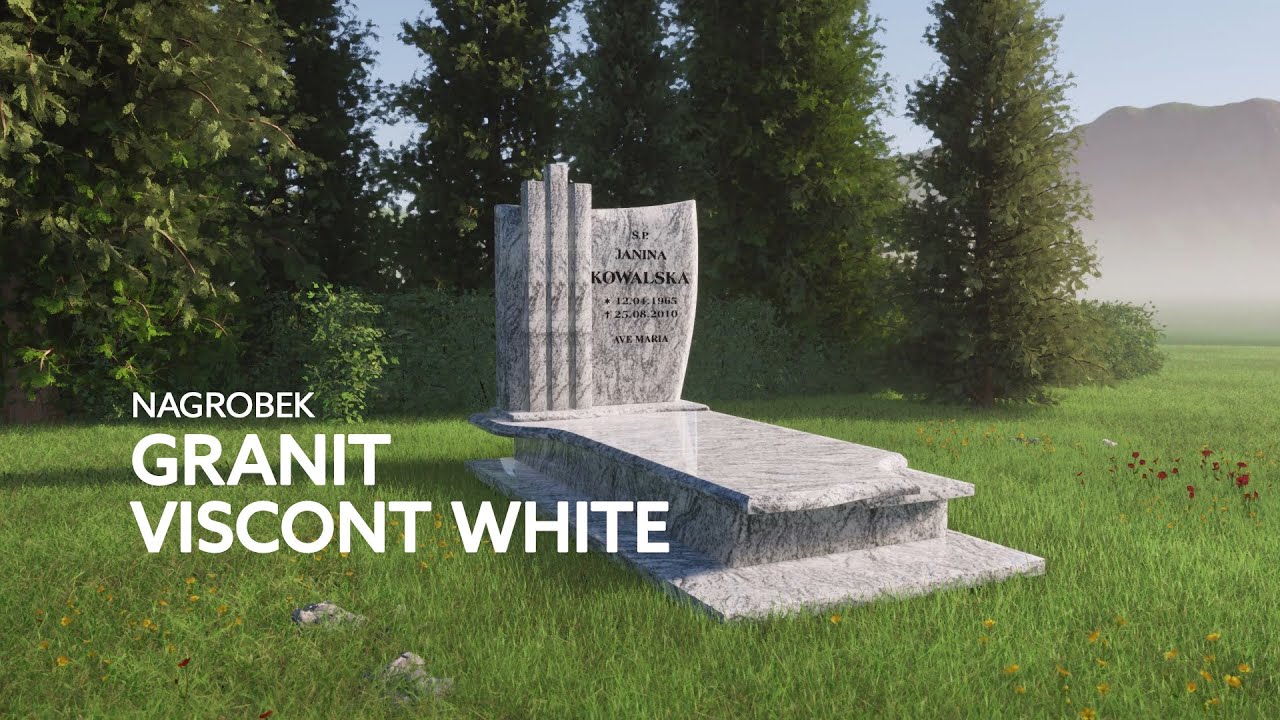 Nagrobek granit Viscont White