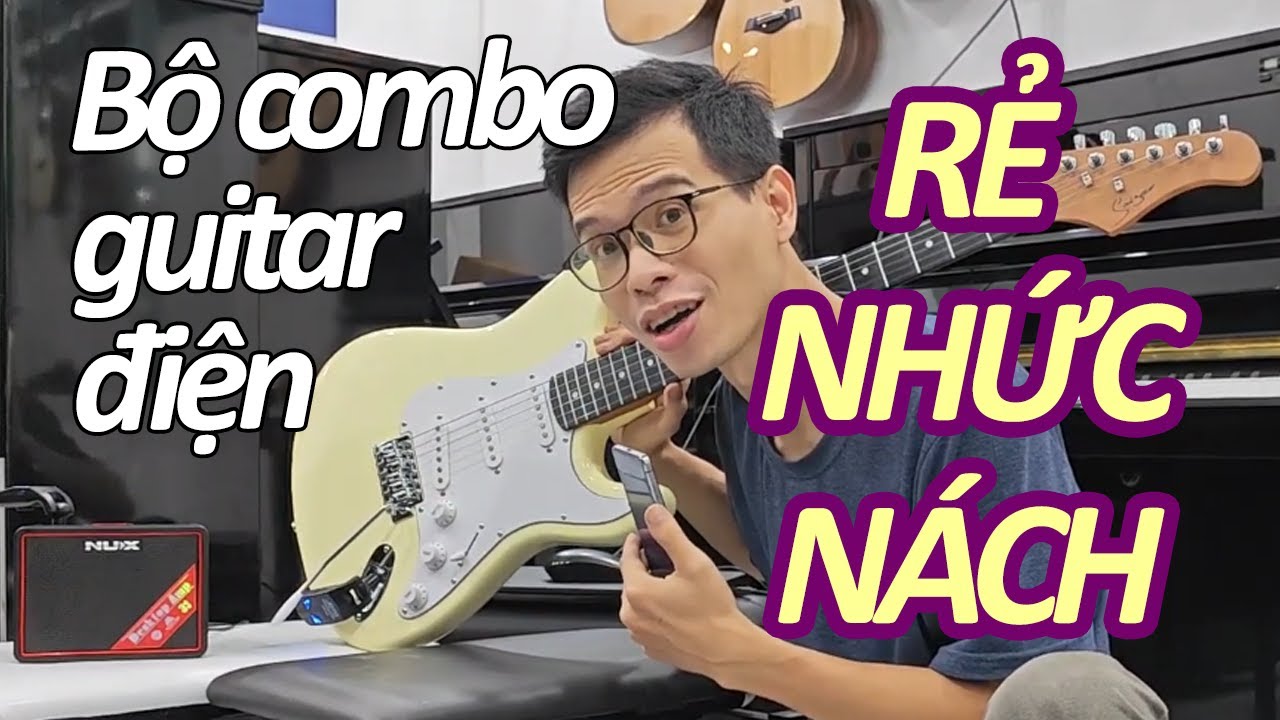 Chỉ với một cây đàn guitar điện và một chiếc amp mini, bạn có thể mở luôn STUDIO - @LongNghichNhacCu