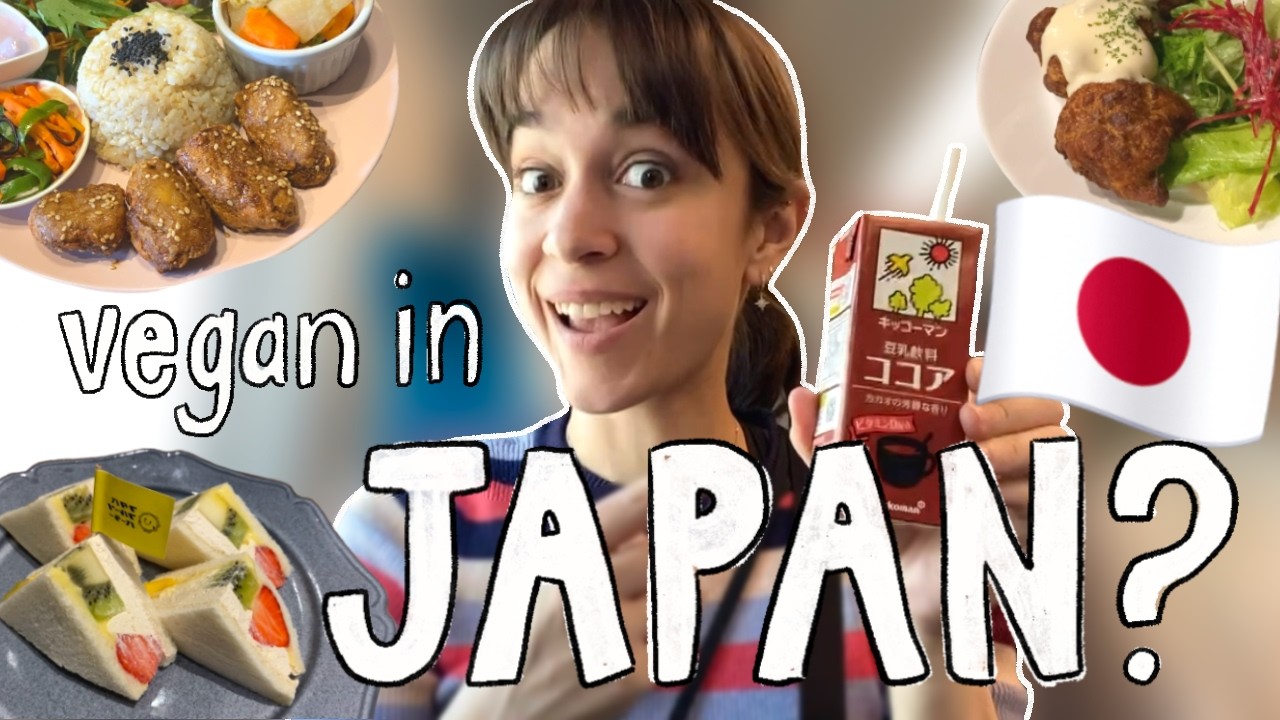 what I ate as a VEGAN in JAPAN! soy karaage, sushi, fruit sandwiches & MORE!