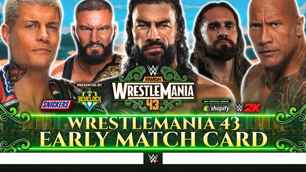 WWE WrestleMania 43 - Match Card Predictions