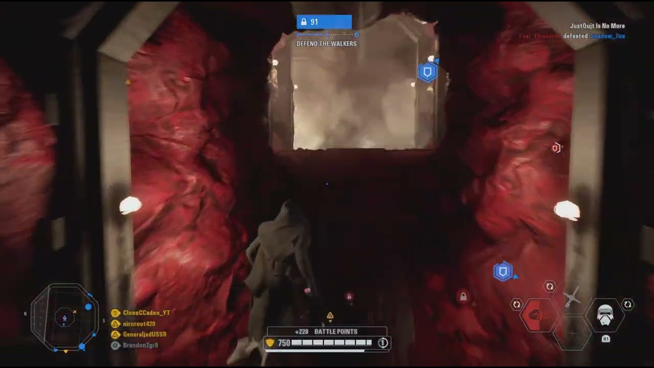 Kylo Ren Destroys the Resistance: Galactic Assault Crait