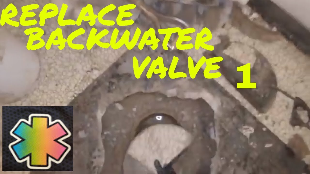 replace, install sewer back water valves 1