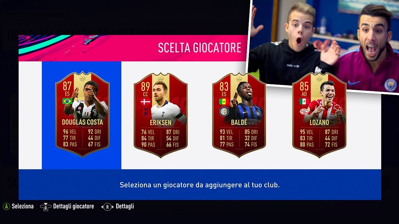 😱  HO TROVATO DOUGLAS COSTA NEL PLAYER PICK! PREMI WEEKEND LEAGUE!! NON CI CREDO! | FIFA 19 [ITA]