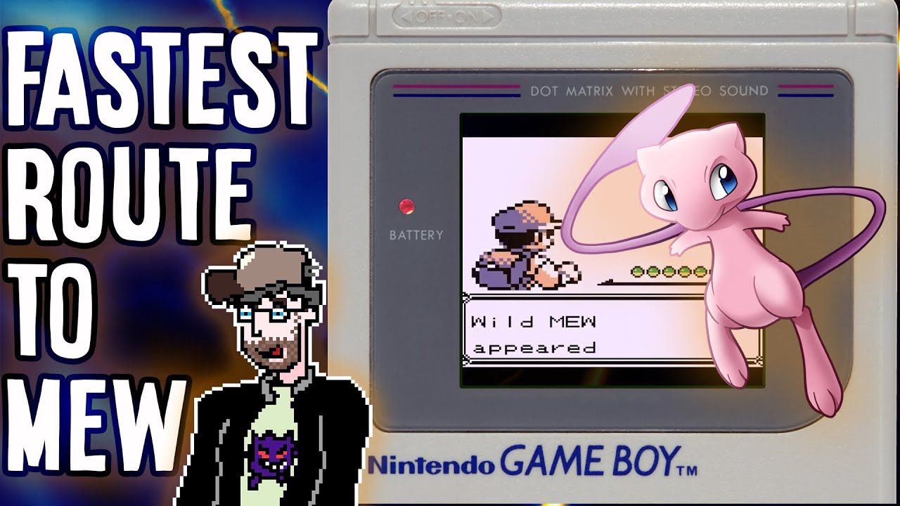 Fastest Mew Glitch Pokemon Red and Blue!