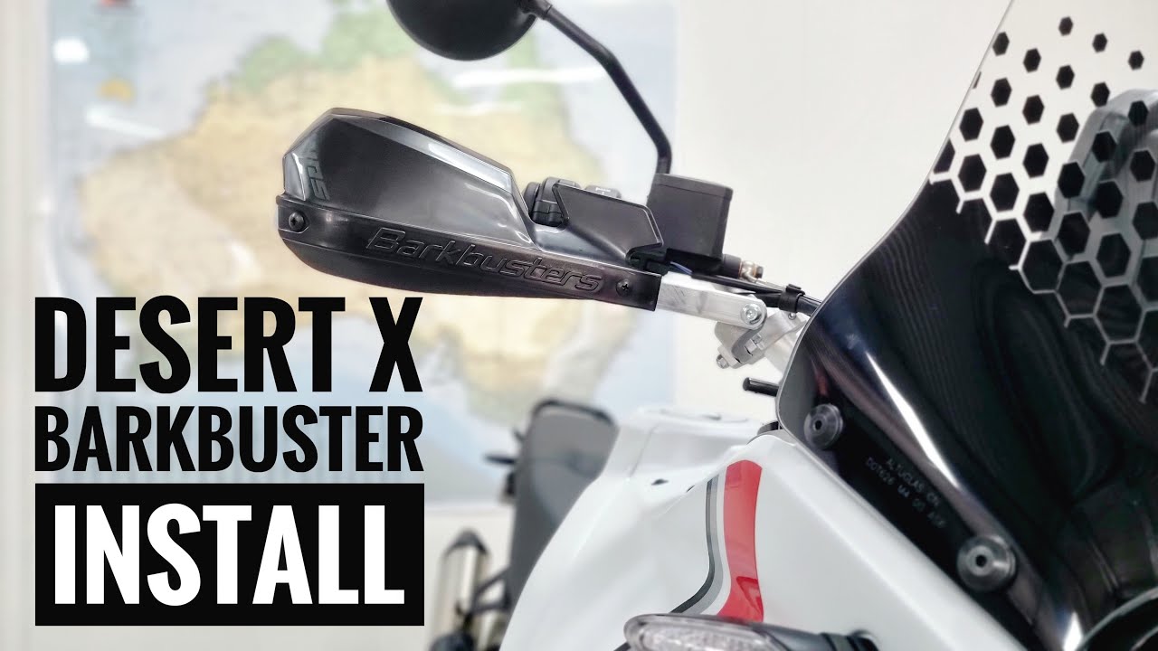 Ducati Desert X - Barkbuster Install