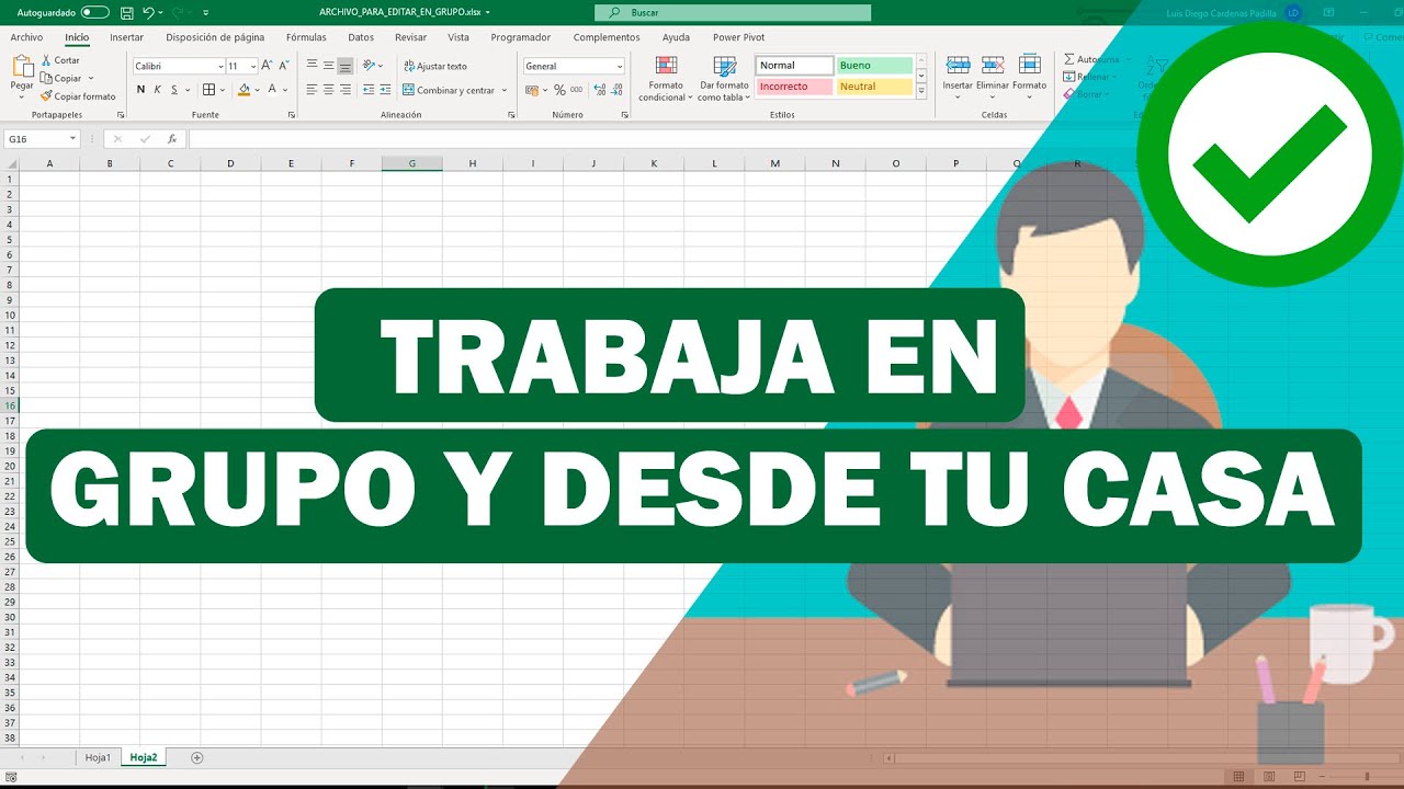 Como trabajar en grupo y desde tu casa en Excel (Edición Multi Usuario)