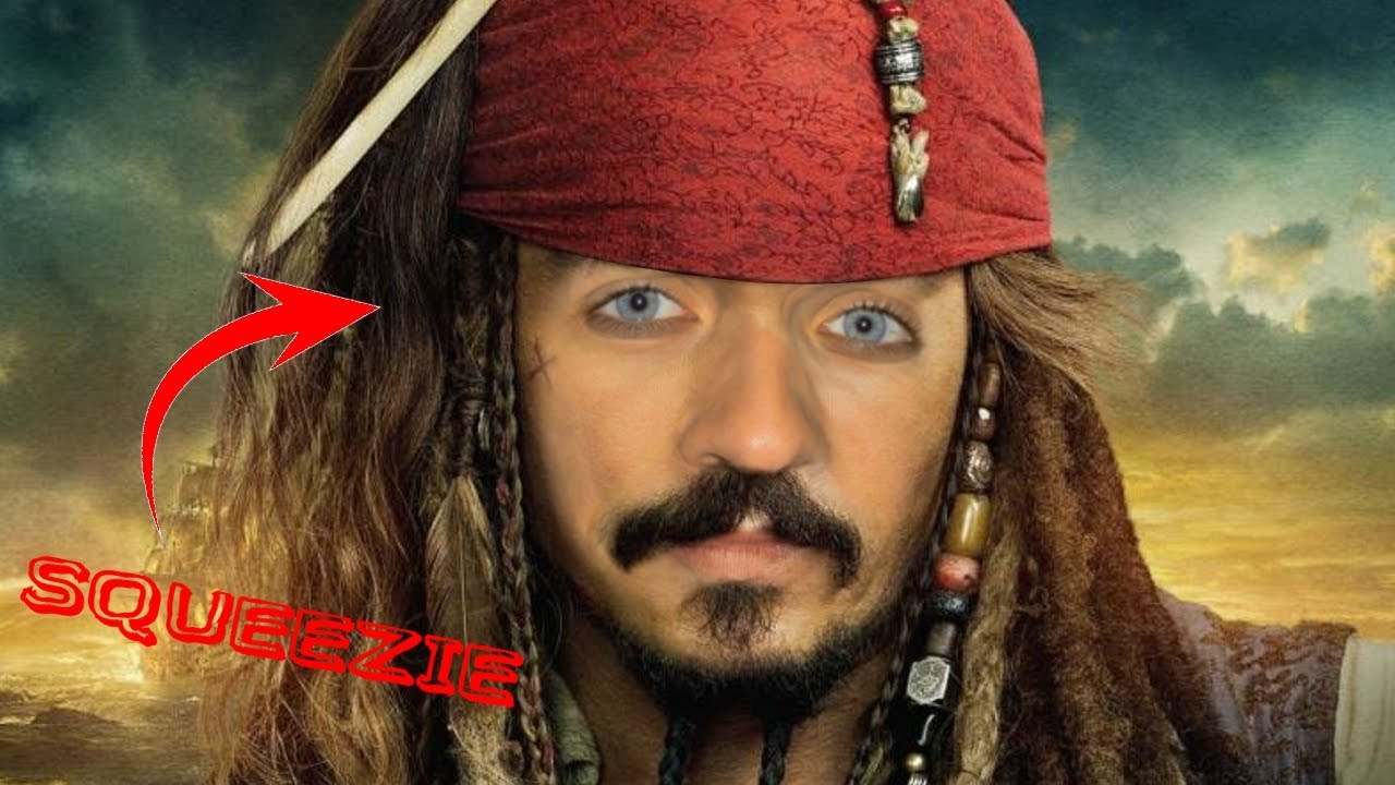 Pirates des Caraibes - la vengeance de Squeezie | ( fond vert )