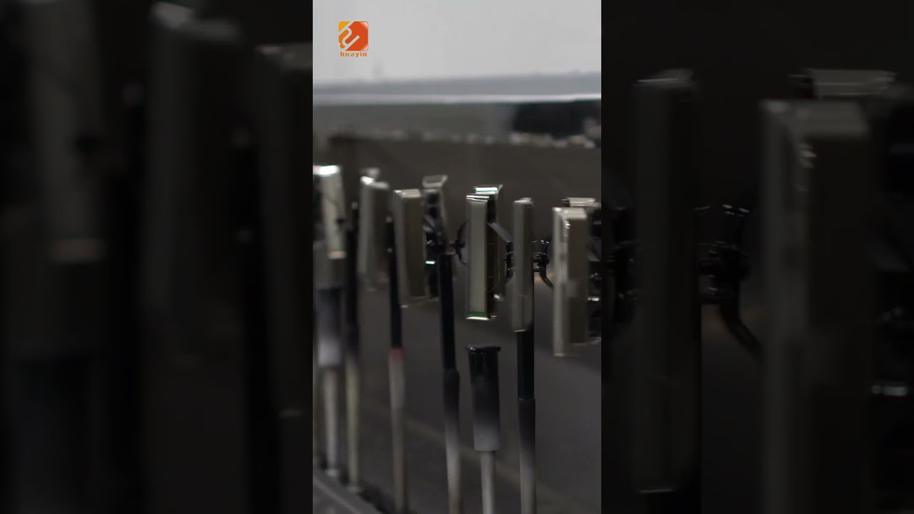 paint spraying process for die-casting products #diecast #customized #oem #aluminum #casting