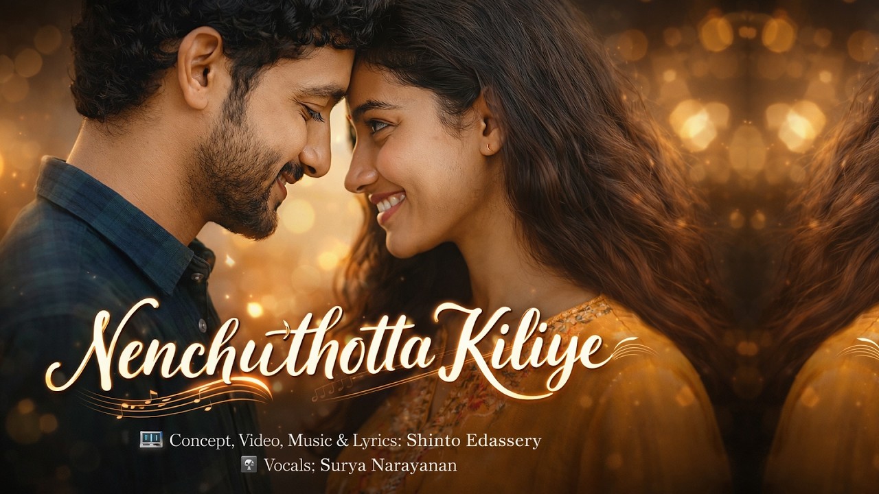 NENCHUTHOTTA KILIYE | A Soulful Love Song | Surya Narayanan | Hits and Hearts l SHINTO EDASSERY