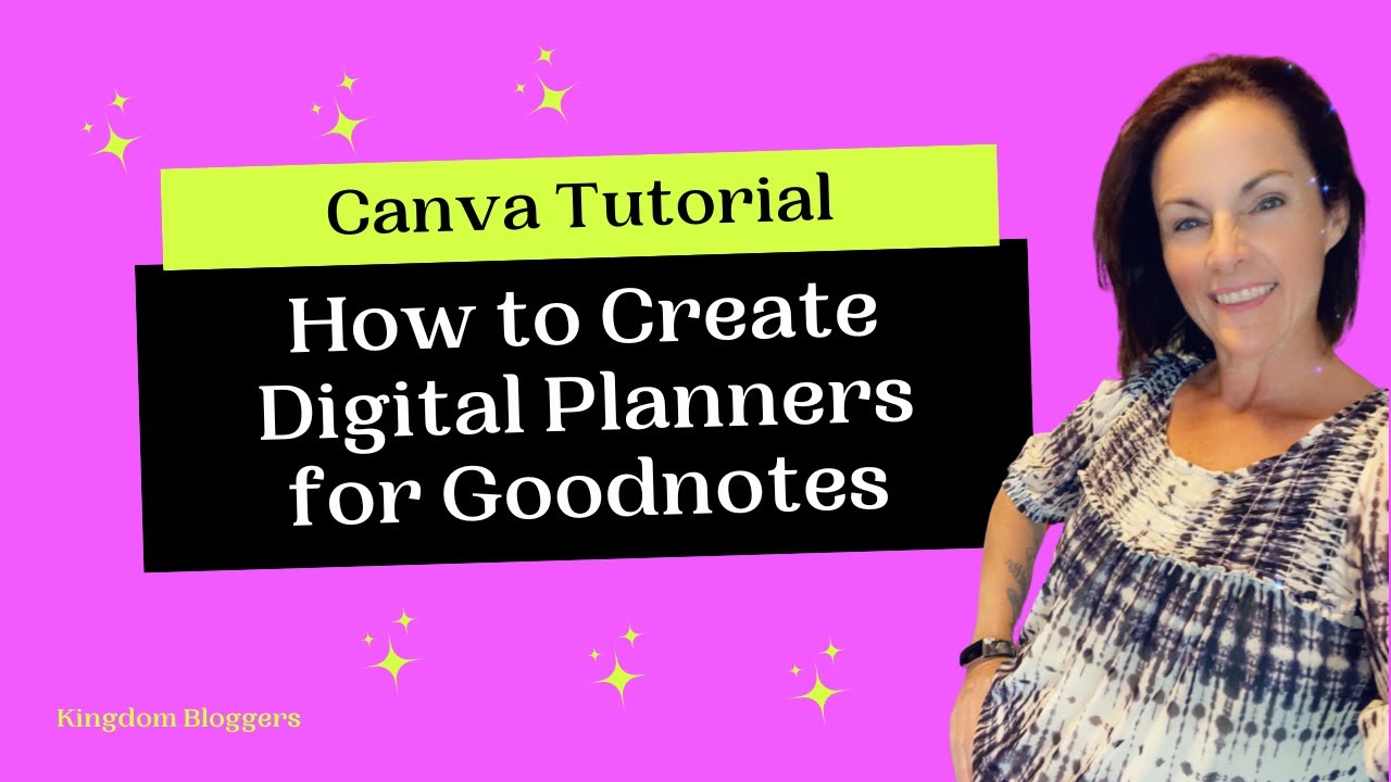 How to Create a Digital Planner in Canva for Goodnotes