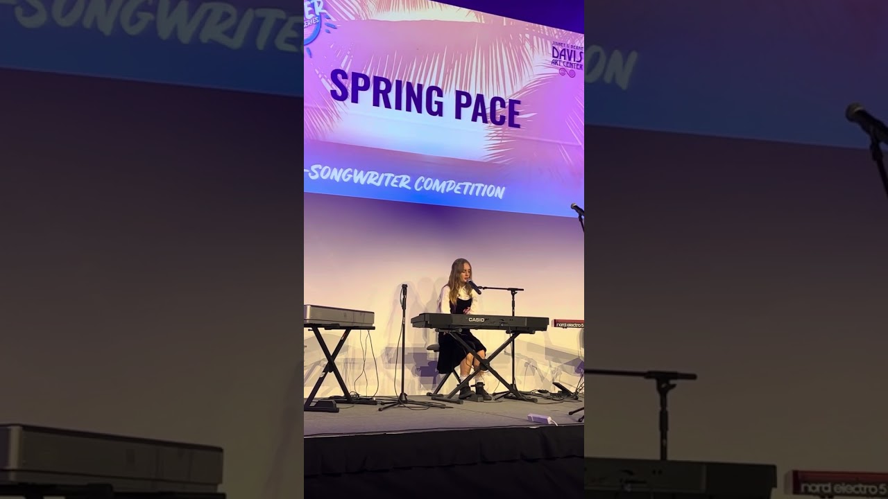 Spring Pace • Nonexistent Nostalgia • LIVE @ SBDAC Singer Songwriter Competition 2023