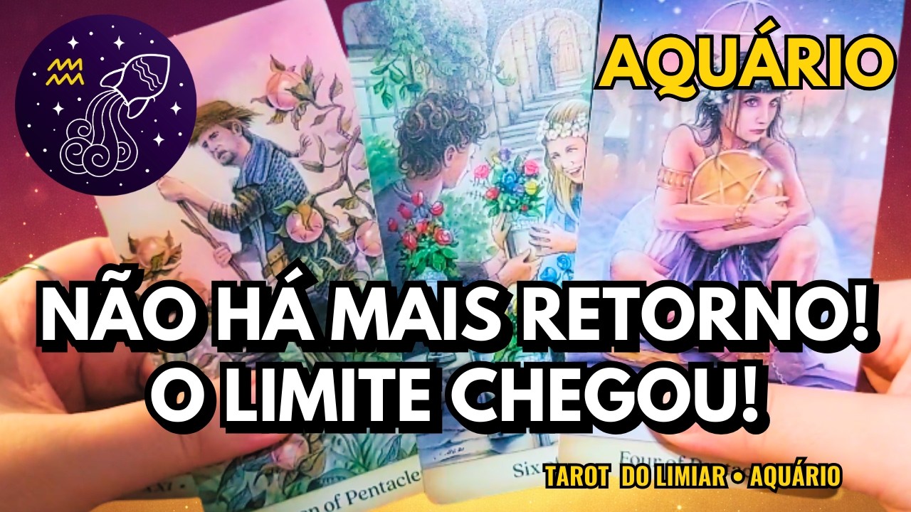 AQUÁRIO ♒️ UM CICLO EMOCIONAL ESTÁ SE ENCERRANDO ⏳⚡