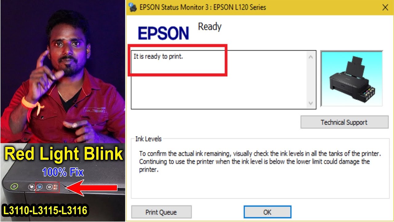 Fix Epson Printer Red Light Blinking & Scan Not Working: Simple Tips