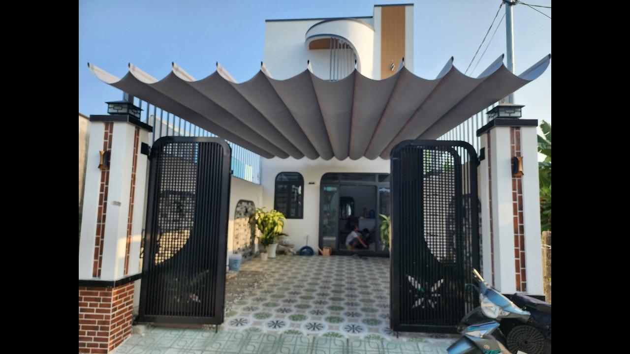 VIDEO MÁI CHE SÂN NHÀ KHUNG ĐƠN 2026