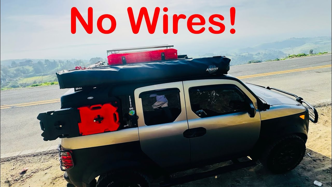 Honda Element Wireless Front & Back-up Camera Install