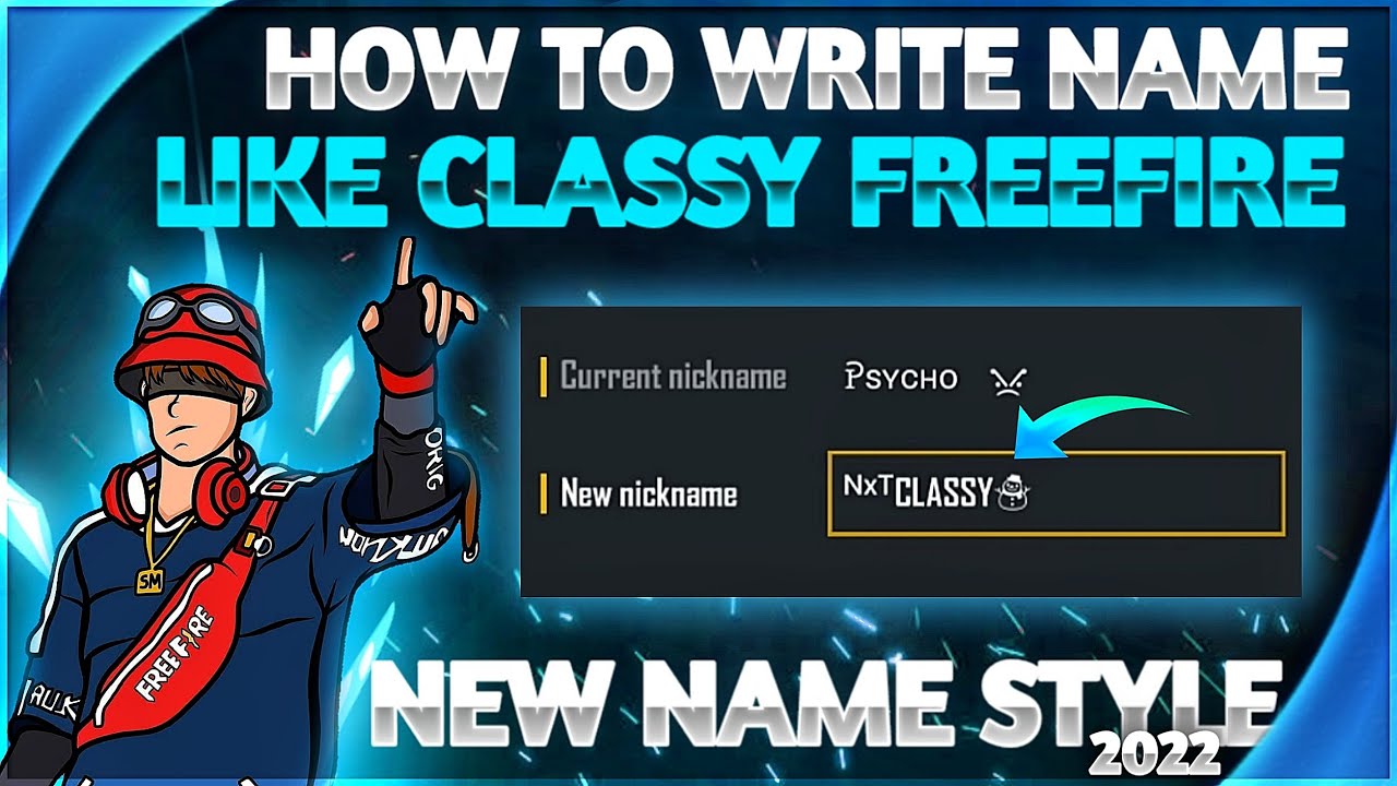 How To Write Name Like @classyfreefire || New Stylish Name Design Tutorial || Garena Free Fire