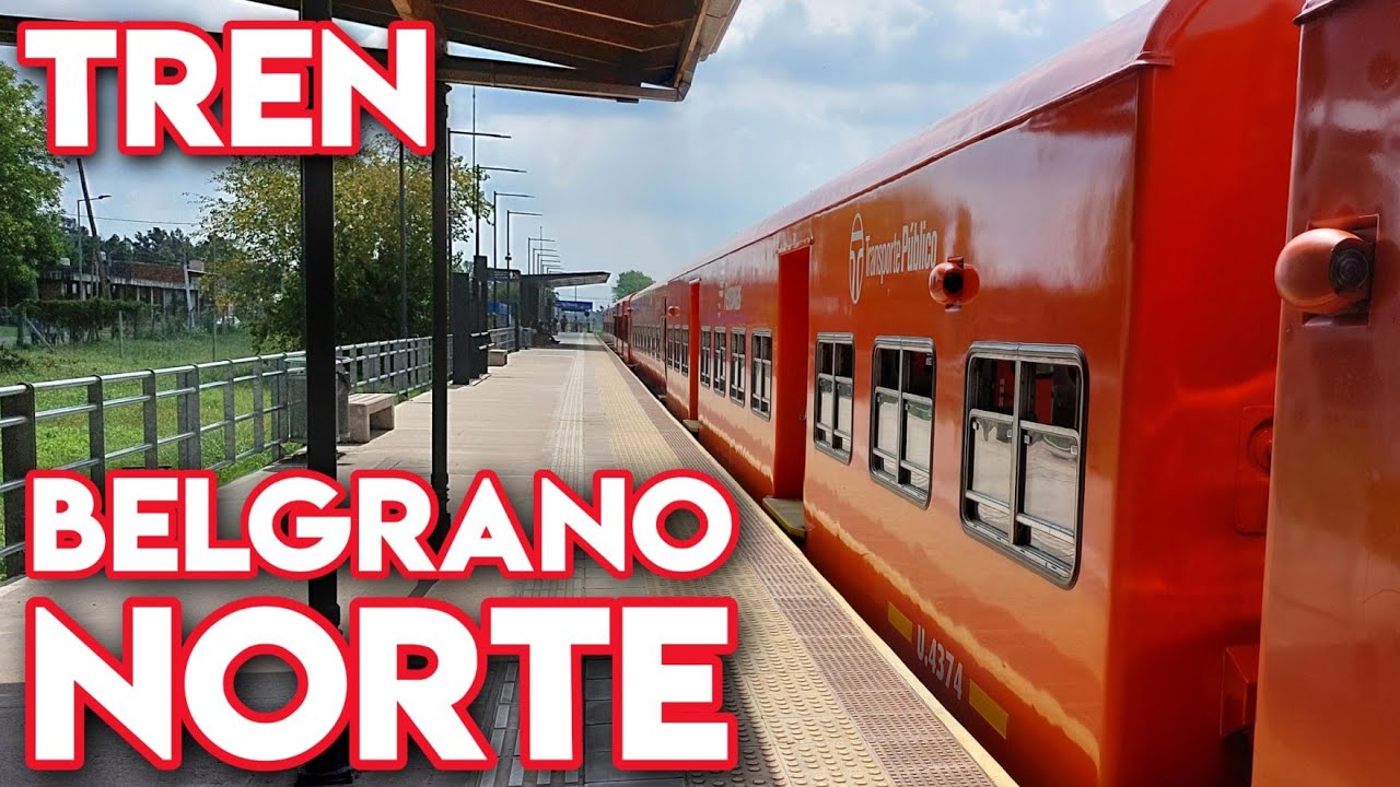 Fui a CONOCER el TREN ROJO | Línea Belgrano Norte