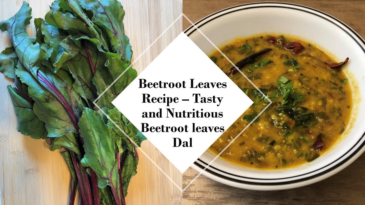 Beetroot Leaves Dal | Beetroot Leaves Tasty Recipe | Beetroot leaves and Yellow Moong Dal  recipe