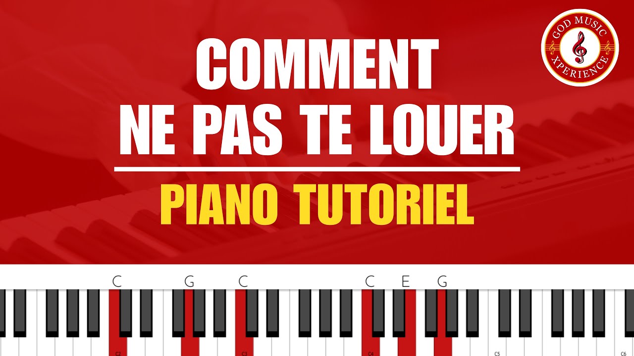 Comment ne pas te louer | Piano Tutoriel 🎹 | Do Majeur | Débutant 🎼🎶