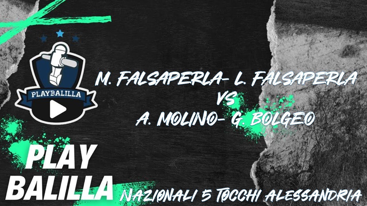 M. Falsaperla- L. Falsaperla  VS A. Molino- G. Bolgeo NAZIONALI 5 TOCCHI Alessandria