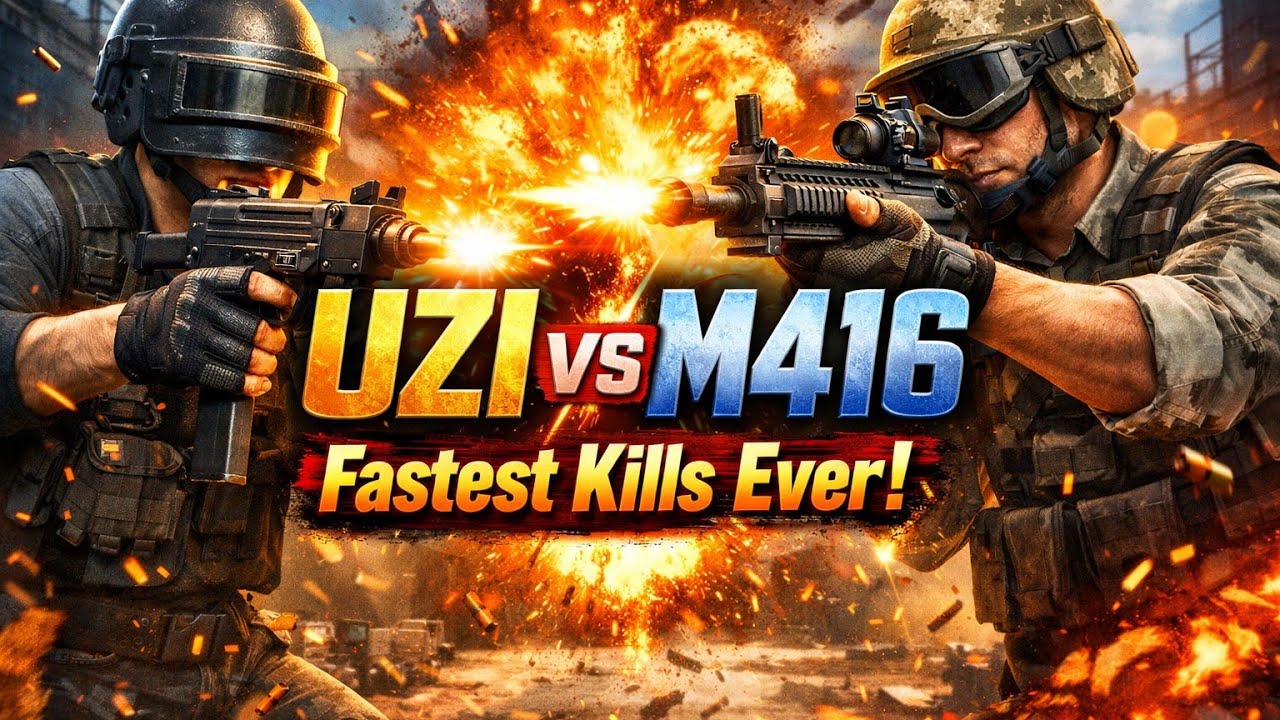 TDM Gameplay Uzi vs M416 | Fastest Kills Ever | PUBG Mobile
