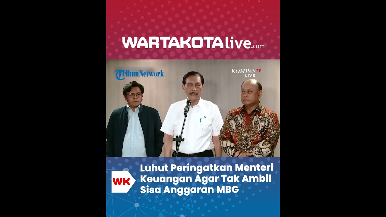 Ketua Dewan Ekonomi Nasional Luhut Binsar memberi peringatan ke Menteri Keuangan Purbaya Yudhi