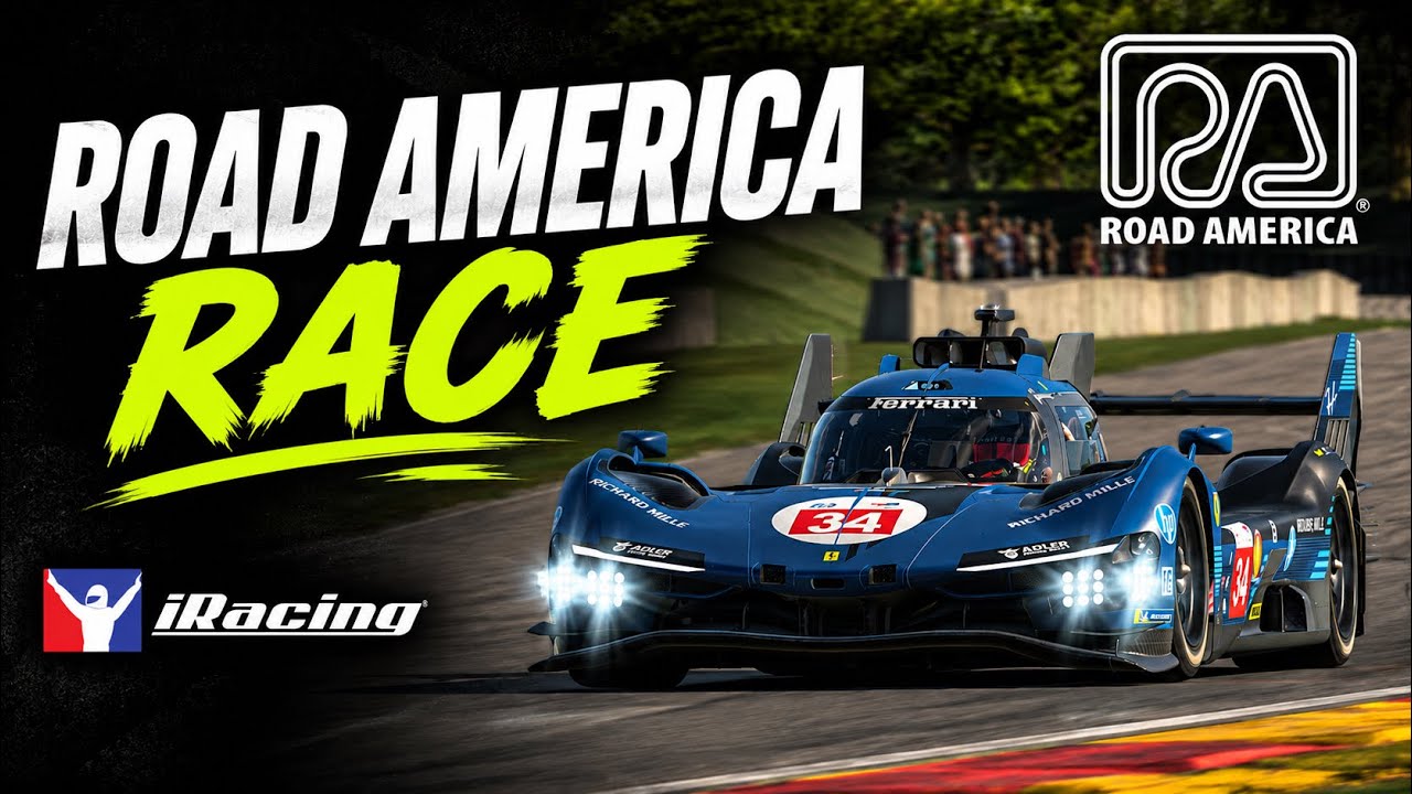 iRacing IMSA Race in Ferarri 499P GTP @ Road America