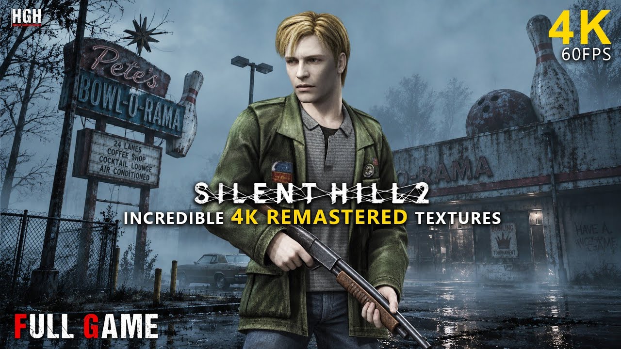 SILENT HILL 2 | 4K REMASTERED TEXTURES | 100% FULL GAME Walkthrough + DLC | ALL ITEMS |No Commentary