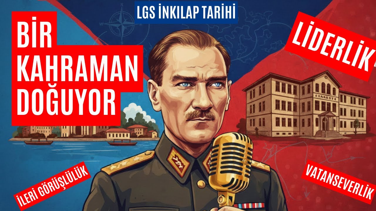 BİR KAHRAMAN DOĞUYOR | LGS İnkılap Tarihi Bir Kahraman Doğuyor Konulu Türkçe Rap Şarkısı