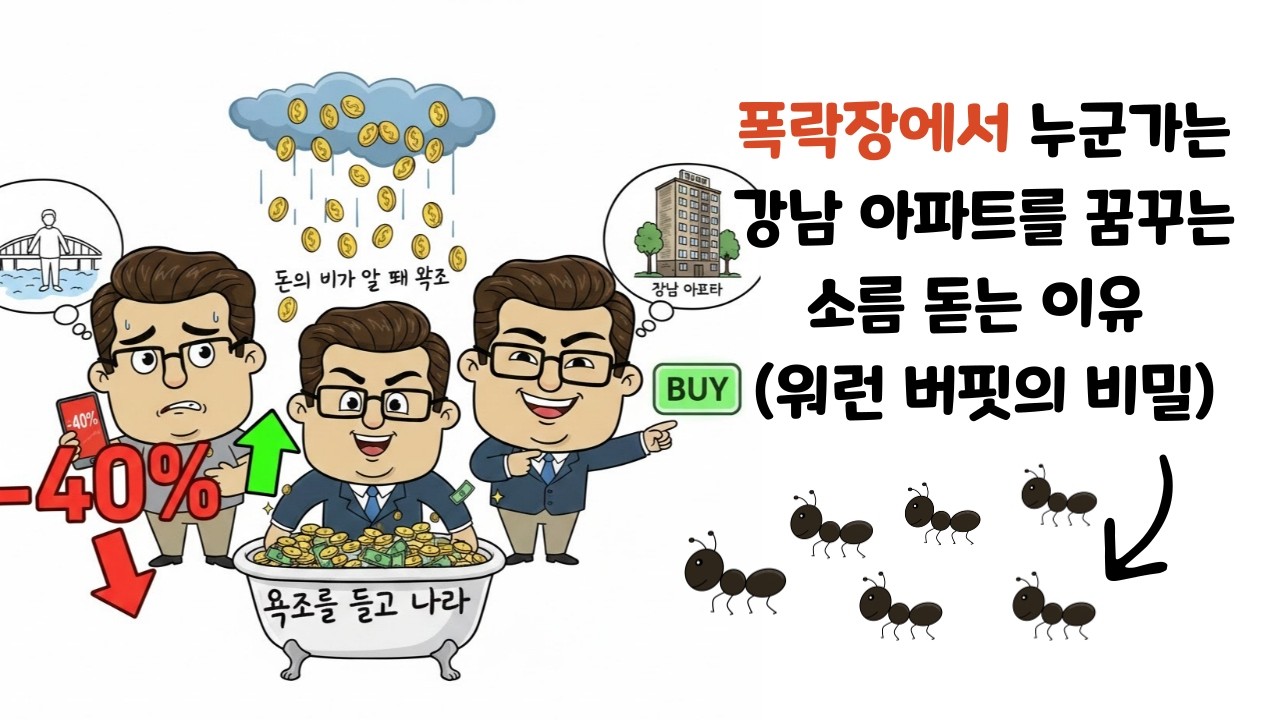 폭락장에서 누군가는 강남 아파트를 꿈꾸는 소름 돋는 이유 (워런 버핏의 비밀)