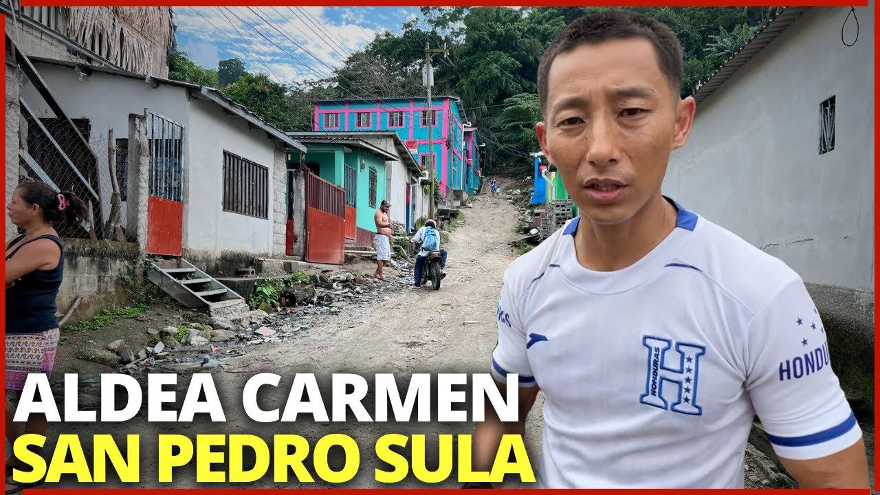 Entré a barrio marginado en San Pedro Sula, Honduras | Aldea Carmen
