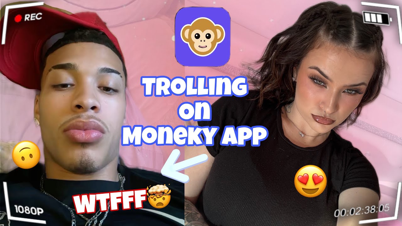 Trolling GUYS on the Monkey App is Way Too Easy | Trolling on the Monkey App 