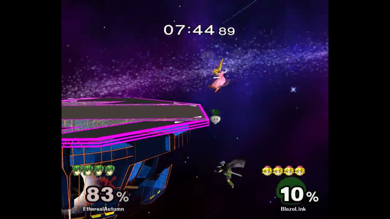 MFA! 144 Melee Singles LR2 – BlazeLink ⟮Peach⟯ vs EtherealAutumn ⟮Marth⟯