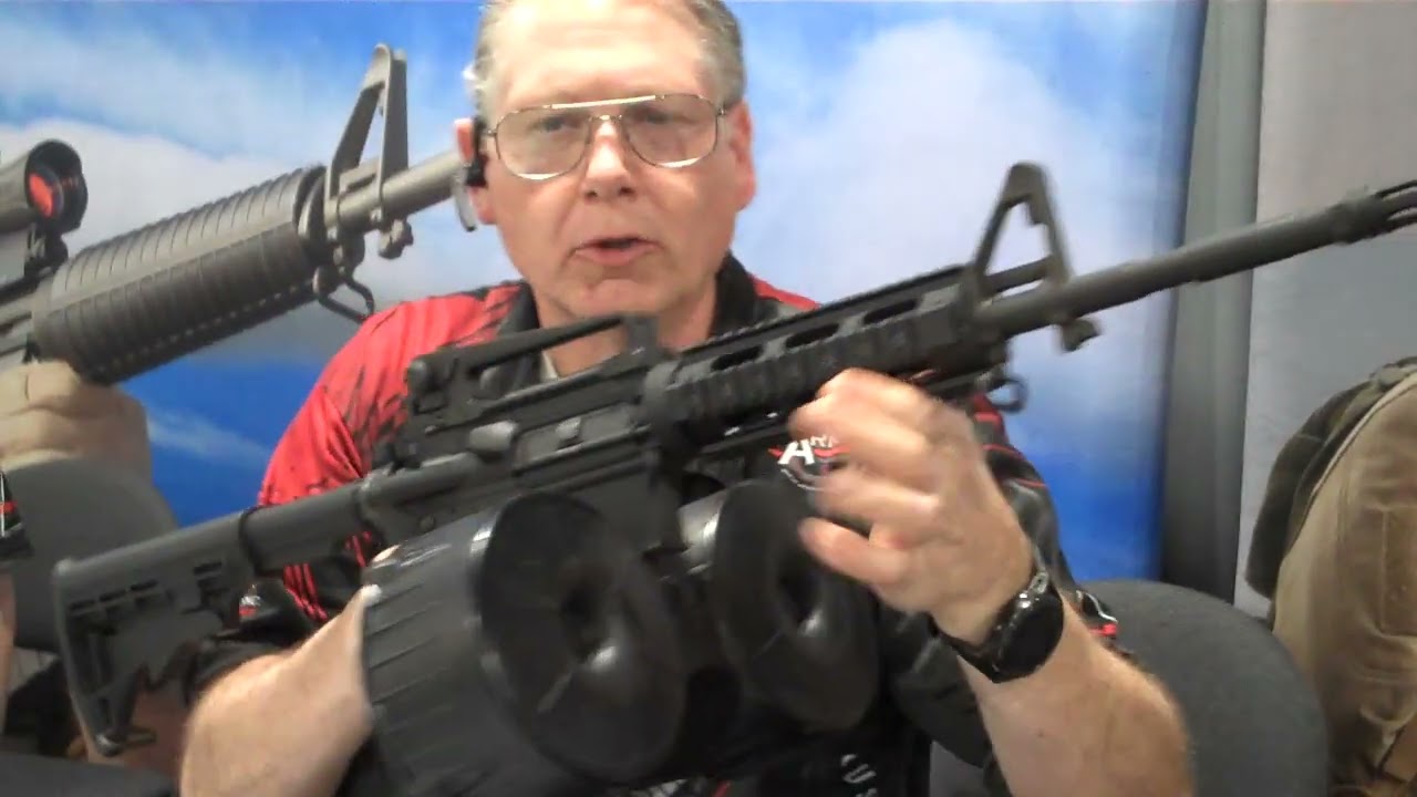 SHOT SHOW 2024, DAY 1. 150 round AR15 Drum mag!