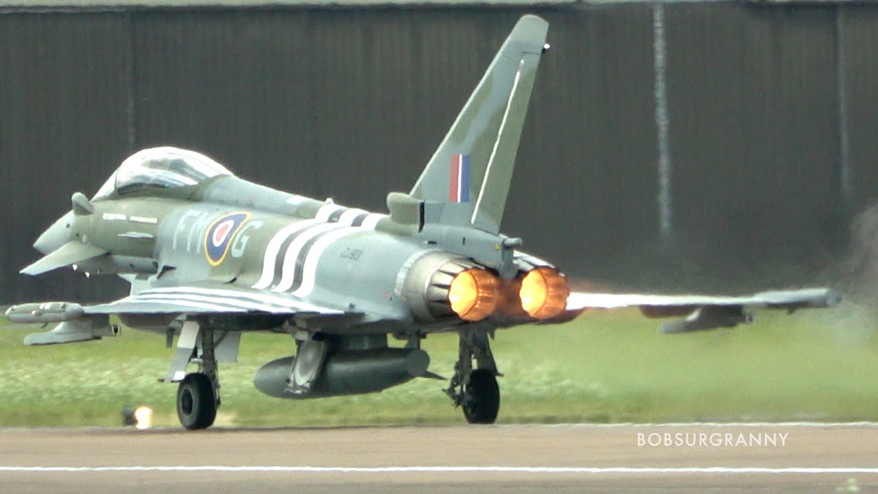TOP NOTCH TURBO TYPHOON PERFORMANCE DURING RIAT 2024 DISPLAY