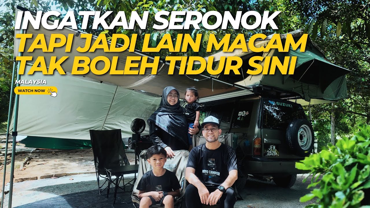 Ingatkan Seronok, Tapi Jadi Lain Macam Tak Boleh Tidur Sini | Sound of Nature | Roof Top Tent