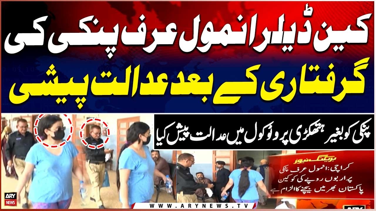 Pakistan's biggest cocaine dealer Anmol alias Pinky appears in court after arrest | Video Viral