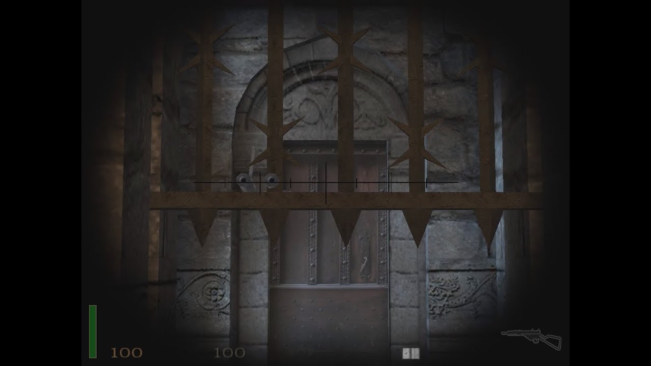Return to Castle Wolfenstein (RTCW) Mission 2, Part 4 THE DEFILED CHURCH (Silent Assassin, Stealth)