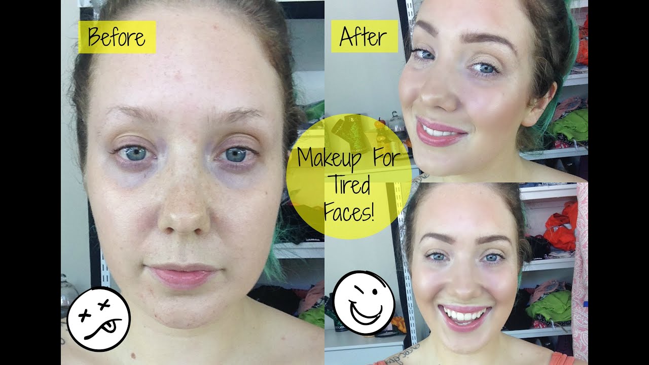 No Sleep Makeup Tutorial- Makeup for Tired Faces