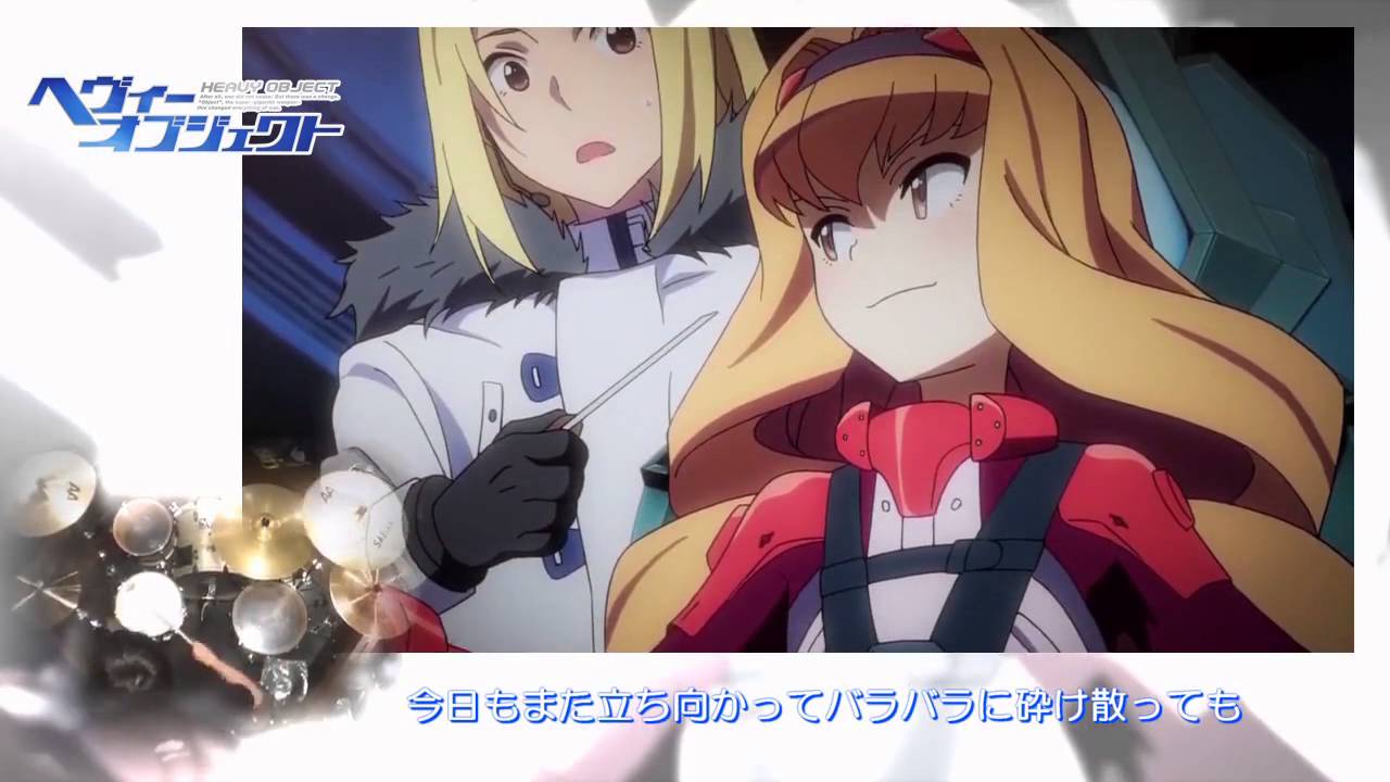 へヴィーオブジェクト　OP2　Never Gave Up　Full　ドラム叩いてみた　HEAVY OBJECT 【演奏してみた】
