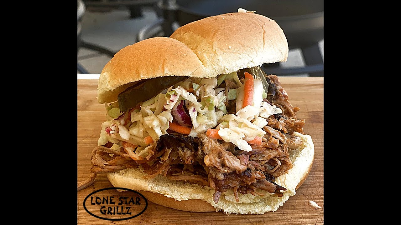 Low & Slow Pulled Pork on the Lone Star Grillz Adjustable Charcoal Grill & Smoker
