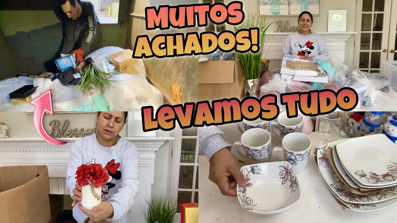 Muitos achados no lixo dos Estados Unidos! Levamos tudo!