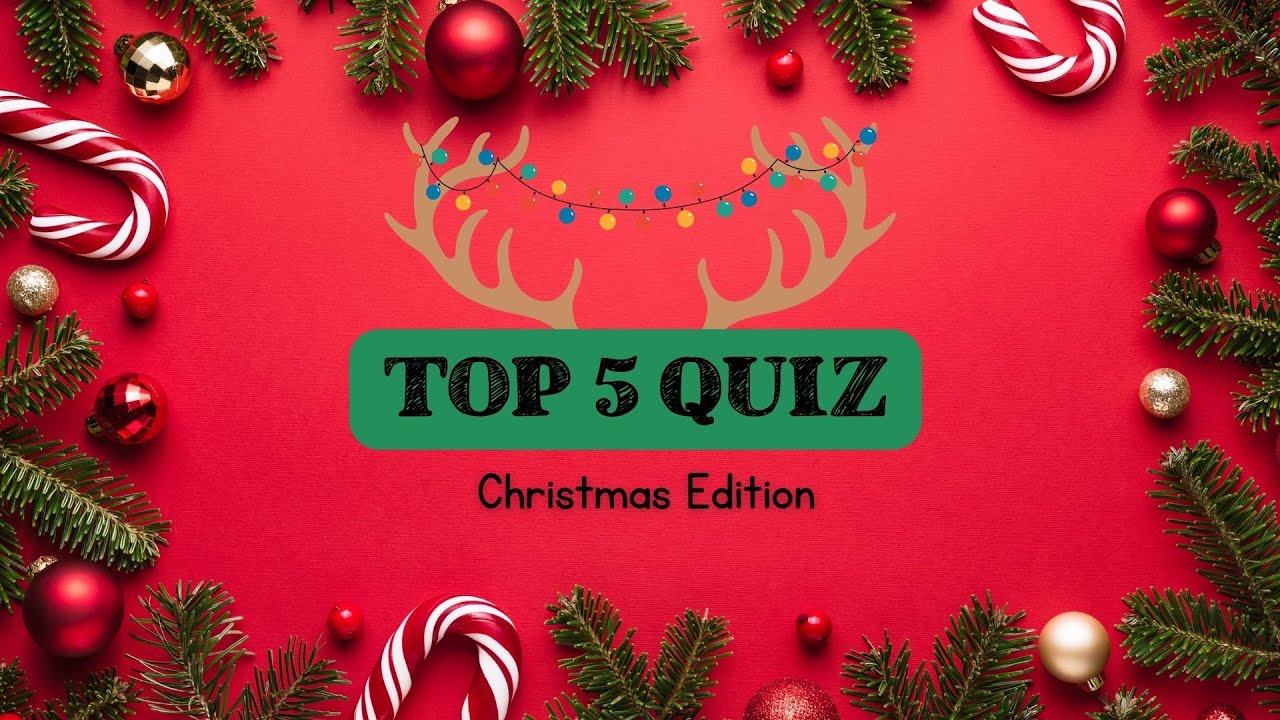 Christmas: Top 5 Quiz 🎄| Christmas Game for English Learners | Easy Peasy English