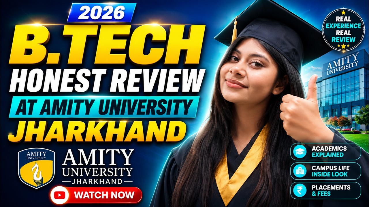 Amity University Jharkhand B.Tech Review 2026 🔥 | Placements, Fees, Campus Life & Reality Check
