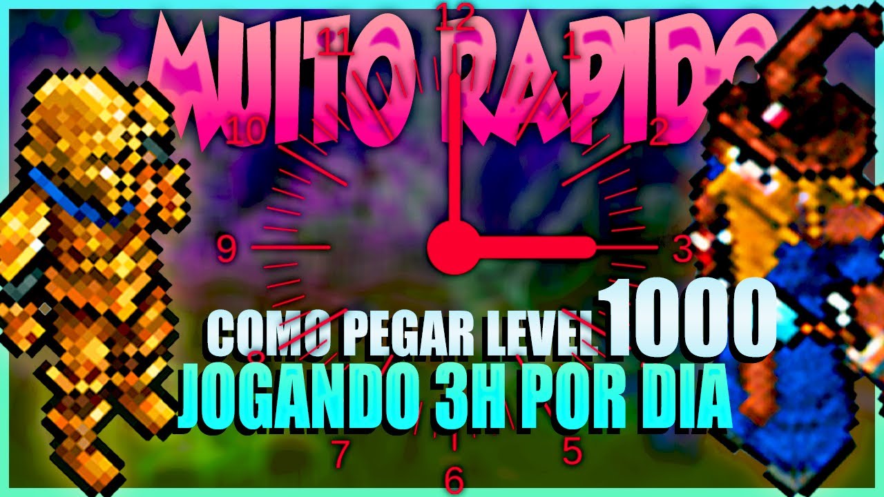 COMO PEGAR LEVEL 1000 DO ZERO DO JEITO MAIS RAPIDO POSSIVEL NO TIBIA.
